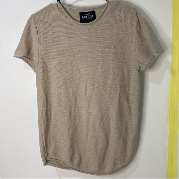 Hollister Other - Hollister Tan Short Sleeve Top Size Medium